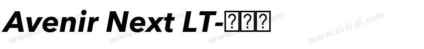 Avenir Next LT字体转换